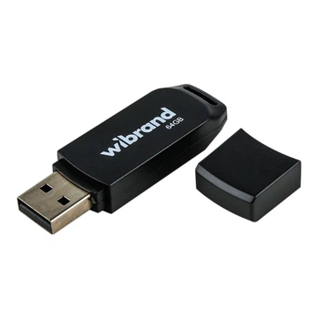 USB флешка 2.0 Wibrand Mink 64GB, Black