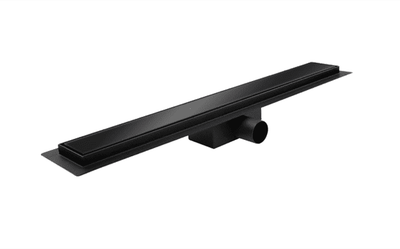 Душевой трап из нержавеющей стали Koer FD08-70x500-Glass Black 70x500мм из стекл. панелью (KR5139)