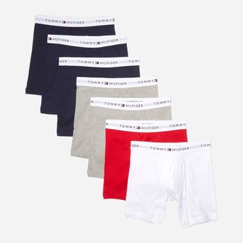 Набор трусов боксеров мужских хлопковых Tommy Hilfiger 748463854 XL 7 шт Разные цвета (1161446601)