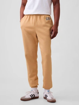 Спортивные штаны утепленные мужские GAP 505273204 M Бежевые (1161811987)