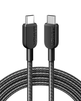 Кабель Anker 310 USB Type-C to USB Type-C 1.8m 60W (A81E6011) Black