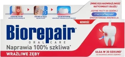 Pasta do zębów BioRepair Oralcare Fast Sensitive Repair 75 ml (8017331048443)