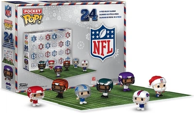 Kalendarz adwentowy Pocket POP! Countdown Calendar: NFL 2.3 cm 24 szt 92918 (889698929189)