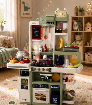 Игровая детская кухня 889-331 со светом, звуком, паром и водой 93 см