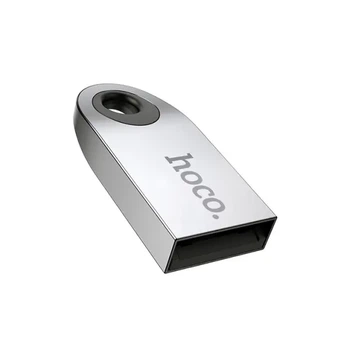 Флеш-накопичувач USB Hoco UD9 Insightful Smart Mini car music USB drive 16GB, Сірий