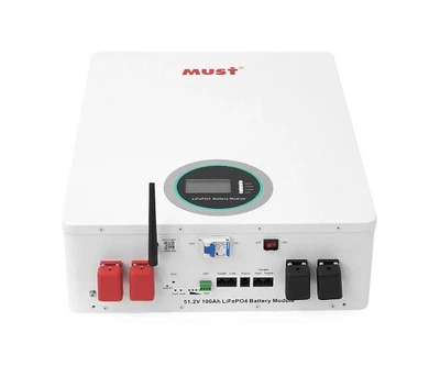 Акумуляторна батарея для інвертора Must LiFePO4 LP16-48100 51.2V 100Ah, 5,12kWh
