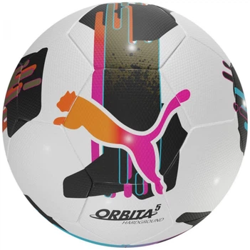 Мяч футбольный Puma Orbita 5 TB Hardground белый, черный, розовый Уни 5