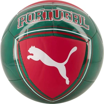 Мяч футбольный Puma FPF Culture Ball зеленый, красный Уни 5