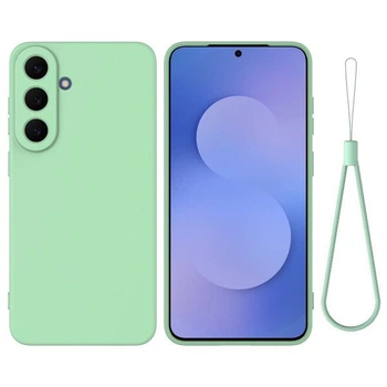 Силиконовый (TPU) чехол Deexe Silicone Case для Samsung Galaxy S26 FE - Green