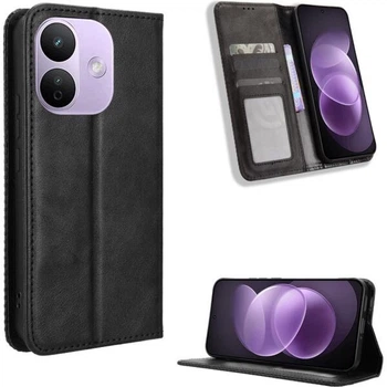 Чехол-книжка Deexe Retro Style для Xiaomi Redmi Note 17 Pro - Black