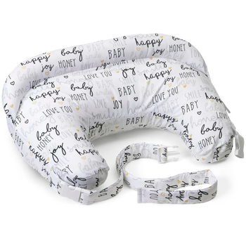 Подушка для годування Chicco Boppy Pillow Deluxe біла з принтом