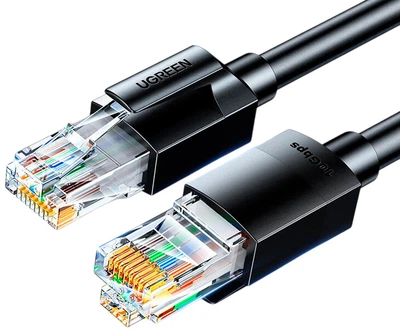 Патч-корд Ugreen Cat 6a 10 Гбит/с 20 м Черный (55164)
