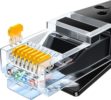 Патч-корд SAMZHE Cat 6 1 Гбит/с 40 м Черный (WD6400)