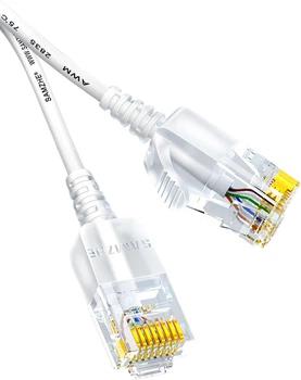 Патч-корд SAMZHE Cat 6a мідний 10 Гбіт/с 20 м Чорний (SZH-6200)