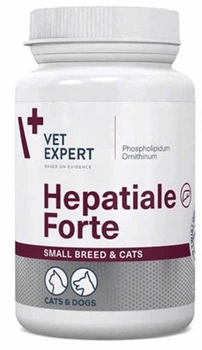 Пищевая добавка для собак мелких пород и кошек Vet Expert Hepatiale Forte Small Breed&cats (поддержание функции печени) таблетки -