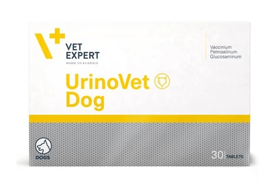 Пищевая добавка для собак Vet Expert UrinoVet Dog для поддержки функций мочевыводящих путей, 30 таб