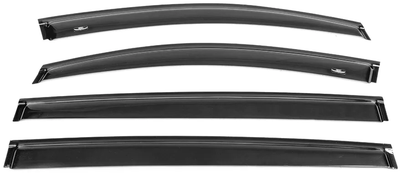 Ветровики на окна (4 шт, HIC) для Volkswagen Touran 2015-2024 гг