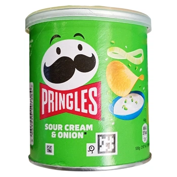 Чипси картопляні Pringles Sour Cream & Onion зі смаком сметани та цибулі 40 г