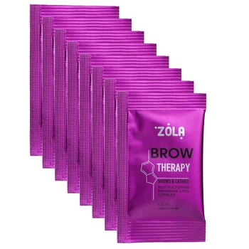 ZOLA Brow Therapy Реструктуризуючий комплекс для брів та вій, 1,5 мл х 10 шт