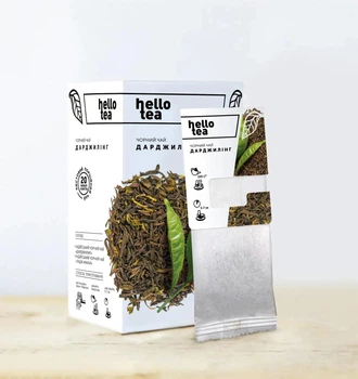 Чай Hello Tea "Дарджилінг" чорний (20 пакетиків)