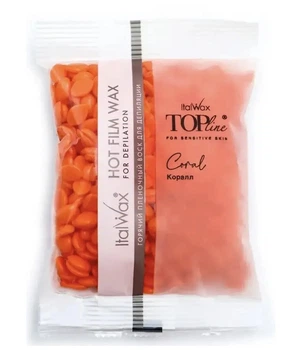 ItalWax TOP Formula Гарячий віск в гранулах КОРАЛ, 100 г