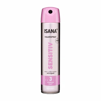 Лак для волос Isana Haarspray Sensitive 3 с аргановым маслом 250 мл