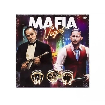 Настільна гра Danko Toys Mafia Vegas психологічна детективна стратегія