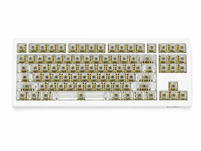 Магнітна клавіатура бездротова Akko 5087 V3 HE, TKL, 8000 Гц, Rapid Trigger, Біла
