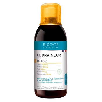 Biocyte Le Draineur Detox - напиток для лимфодренажа и детокса, для похудения, 500 мл