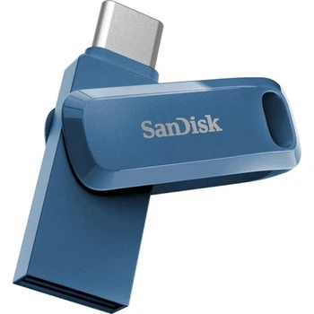 Флеш-накопичувач SanDisk Ultra Dual Drive Go 128Gb 2 виходи Type-C + USB 3.1 (SDDDC3-128G-G46NB) синій