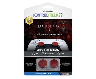 Накладки на стики KontrolFreek Diablo IV Sony DualShock PS4 / DualSense PS5 | Performance Thumbsticks