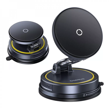 Беспроводное Автомобильное зарядное устройство PrimeTrip VC2 Flex Pro Magnetic Wireless Suction Cup Version черный C0013F01