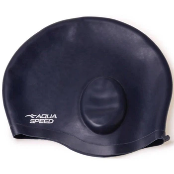 Шапка для плавания Aqua Speed EAR CAP Comfort 9895 Темно-синяя OSFM 289-22 (Орригинал)