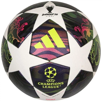Футбольний м’яч Adidas UCL Finale 26 Budapest Competition FIFA Quality Pro, розмір 4, фіолетовий JX9096/4 (Оригінал)