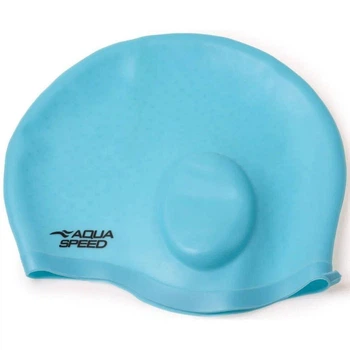 Шапка для плавания Aqua Speed EAR CAP Comfort 9892 Голубой OSFM 289-02 (Орригинал)