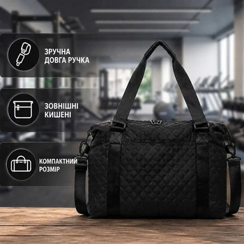 Спортивная сумка Lesko YH-1031 Black для активного отдыха и занятий спортом
