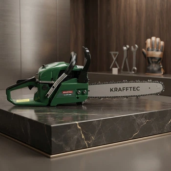 Бензопила цепная 45см 6500Вт 9500 об/мин KRAFFTEC