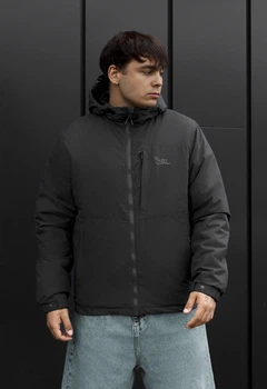 Чоловіча Демісезонна Куртка Стаф Сіра З Логотипом Staff Chap Logo Gray XXL (403224)