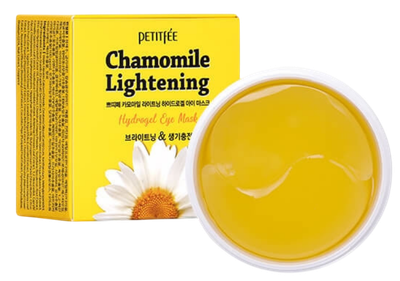Патчі для очей Petitfee Chamomile Lightening гідрогелеві 60 шт (8809508850412)