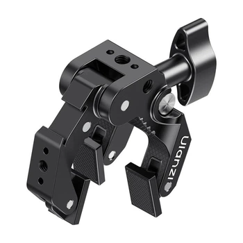 Крепление супер зажим краб Ulanzi CO78 Super Clamp (C082) с резьбой 1/4", ARRI и Cold Shoe для фото- видеооборудования до 1 кг