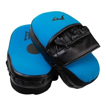 Лапа боксерська вигнута тренувальна зі штучної шкіри 2 шт Everlast EV-CM1B Синій