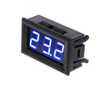 Термометр электронный 12v (синие цифры)