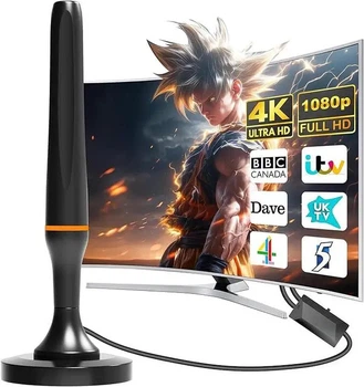 Внутрішня телевізійна антена TV Aerial Portable 4K (підтримка 1080p / 4K Ultra HD)