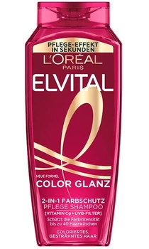 Шампунь + Кондиціонер 2 в 1 L'Oreal Paris Elvital Color Glanz для фарбованого, тонованого і мелірованого волосся 300 мл