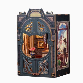 Румбокс Кабінет графа Кота Інтер'єрний конструктор Count Cat's Study Book Nook SD-03