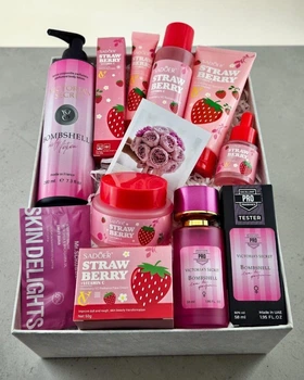 Подарочный набор косметики No Brand аналог Victoria`s Secret Bombshell 8 в 1