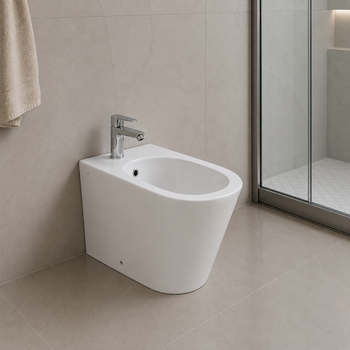 Биде напольное Qtap Scorpio 565x355x410 White QT14441380W
