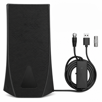 Кімнатна настільна активна ТВ антена T2 360DEX PRO-3 Black