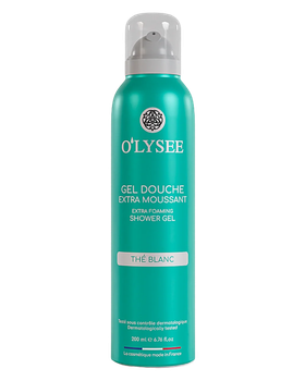 Гель-піна для душу з ароматом білого чаю O'lysee Extra Foaming Shower Gel The Blanc 200 мл