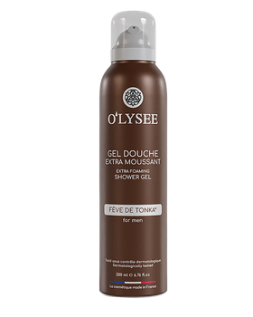 Гель-піна для душу з пряним ароматом для чоловіків O’lysee Feve de Tonka Extra Foaming Shower Gel 200 мл